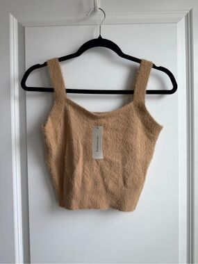 Cake NWT Fluffy Square-Neck Tank Sz M